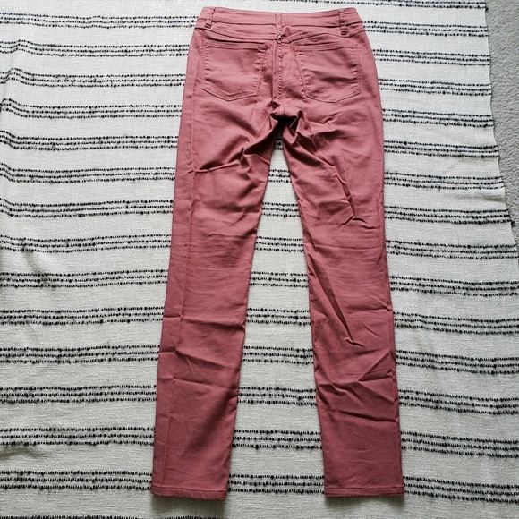 Prana Kara Jeans Organic Cotton Mauve Dusty Rose Pink Low Rise Jean - NWOT - Picture 5 of 12
